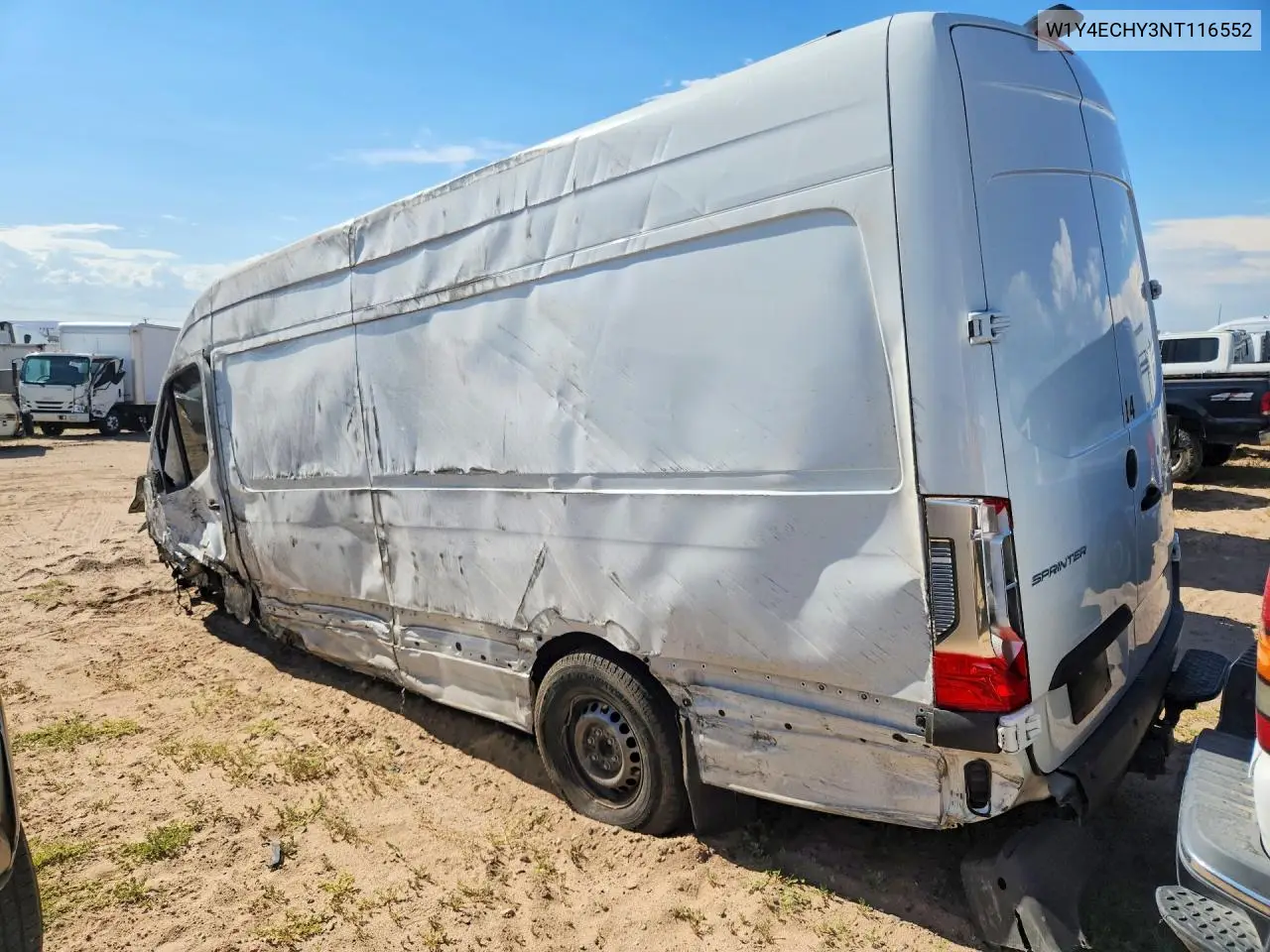 2022 Mercedes-Benz Sprinter 2500 VIN: W1Y4ECHY3NT116552 Lot: 60639686