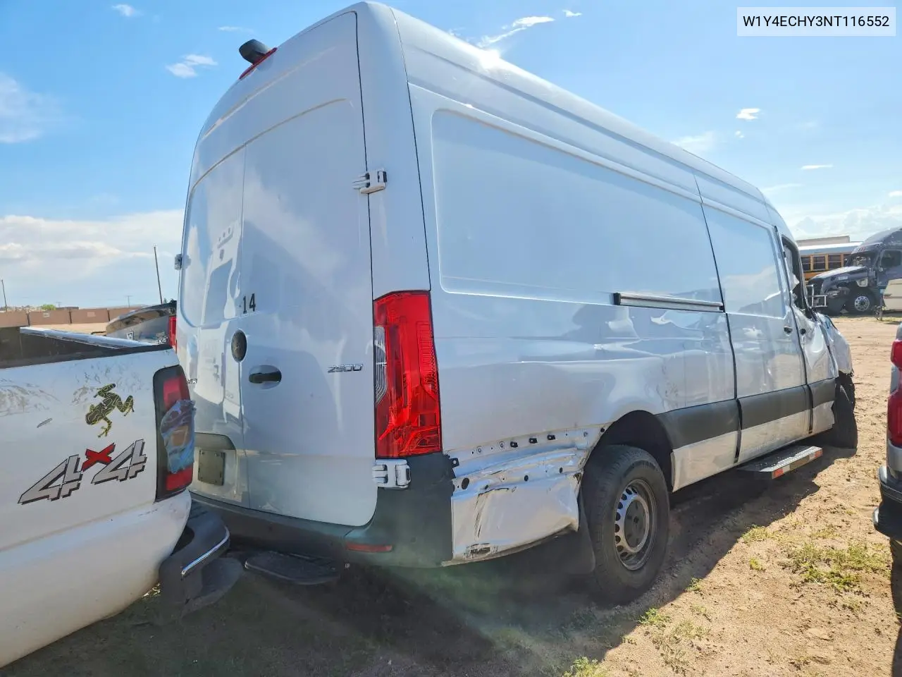 2022 Mercedes-Benz Sprinter 2500 VIN: W1Y4ECHY3NT116552 Lot: 60639686