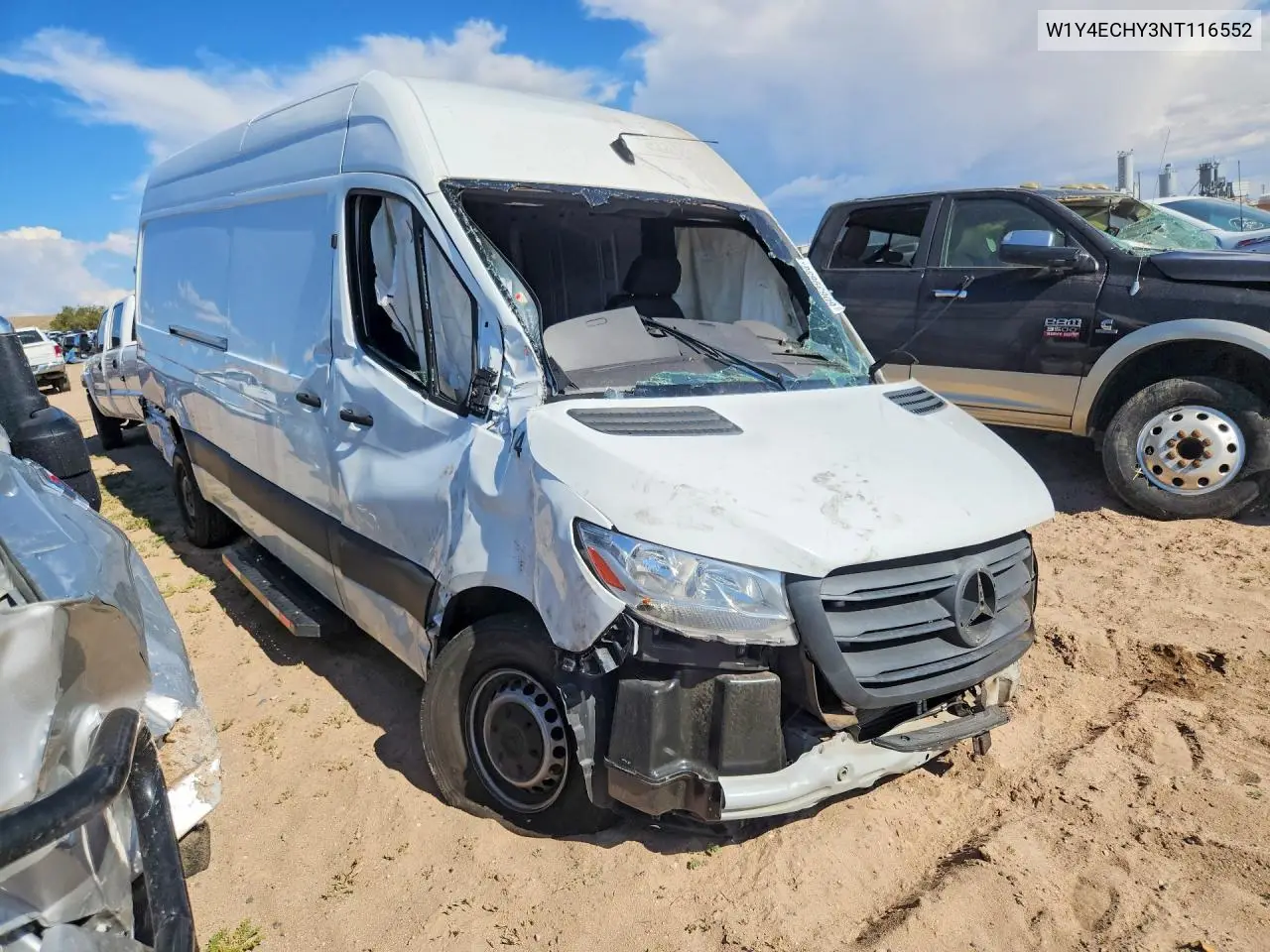 2022 Mercedes-Benz Sprinter 2500 VIN: W1Y4ECHY3NT116552 Lot: 60639686