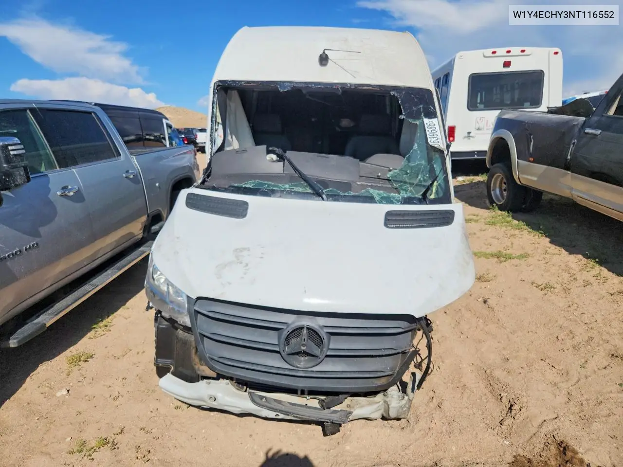 2022 Mercedes-Benz Sprinter 2500 VIN: W1Y4ECHY3NT116552 Lot: 60639686