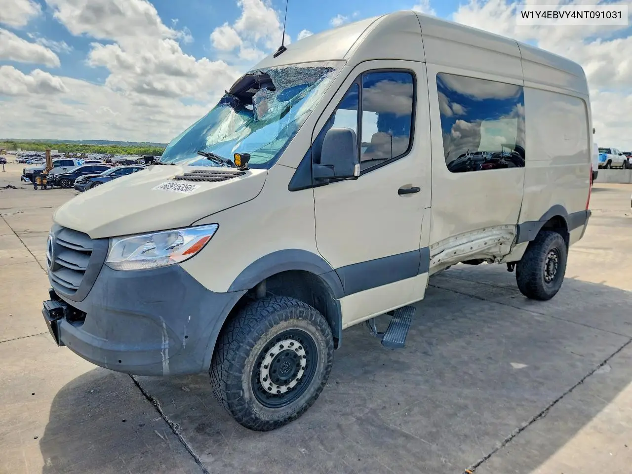 2022 Mercedes-Benz Sprinter 2500 VIN: W1Y4EBVY4NT091031 Lot: 60915356