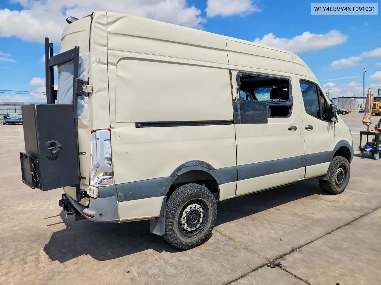 2022 Mercedes-Benz Sprinter 2500 VIN: W1Y4EBVY4NT091031 Lot: 60915356