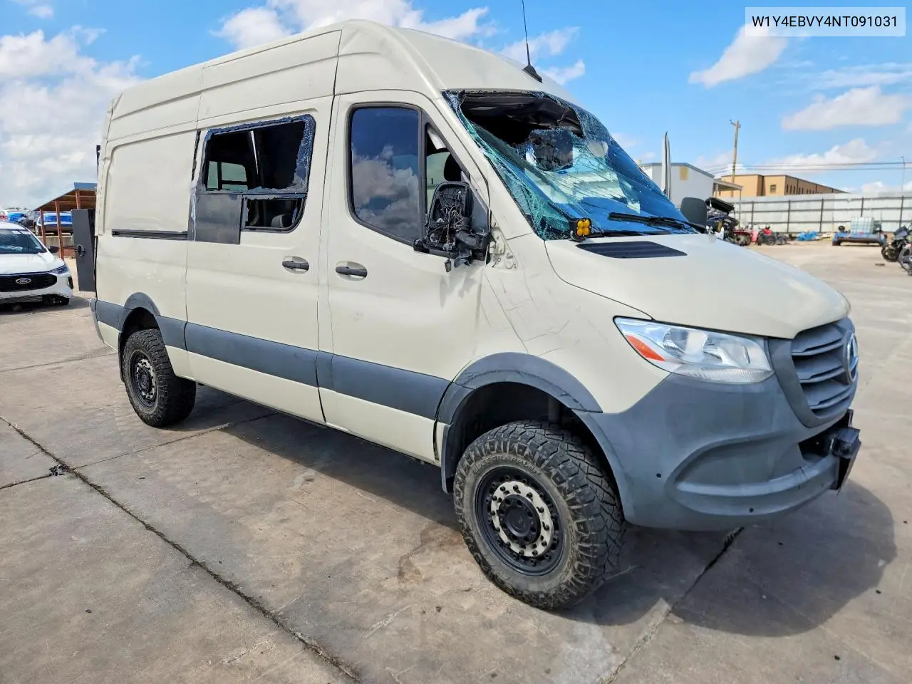 2022 Mercedes-Benz Sprinter 2500 VIN: W1Y4EBVY4NT091031 Lot: 60915356