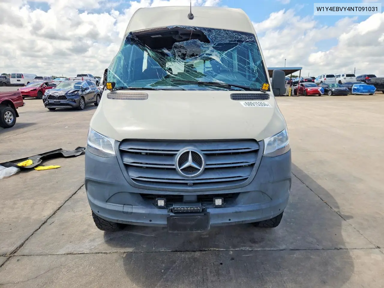 2022 Mercedes-Benz Sprinter 2500 VIN: W1Y4EBVY4NT091031 Lot: 60915356