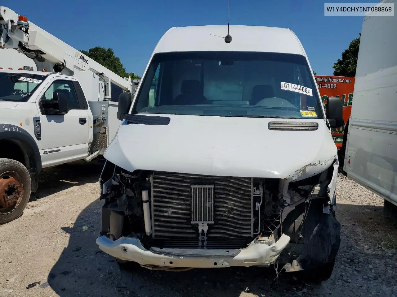 2022 Mercedes-Benz Sprinter 2500 VIN: W1Y4DCHY5NT088868 Lot: 61144406