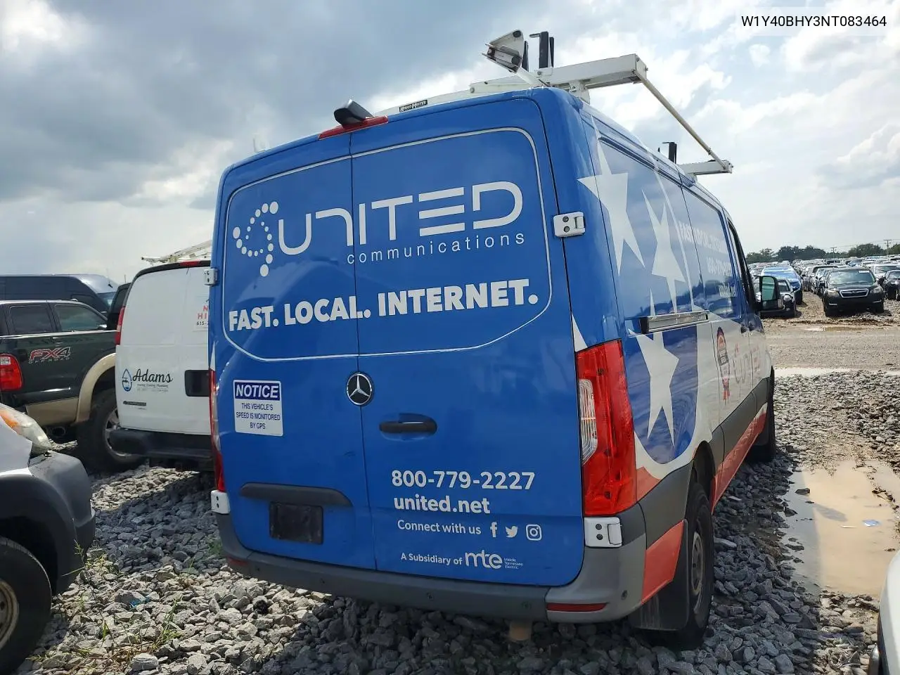 2022 Mercedes-Benz Sprinter 2500 VIN: W1Y40BHY3NT083464 Lot: 61298896