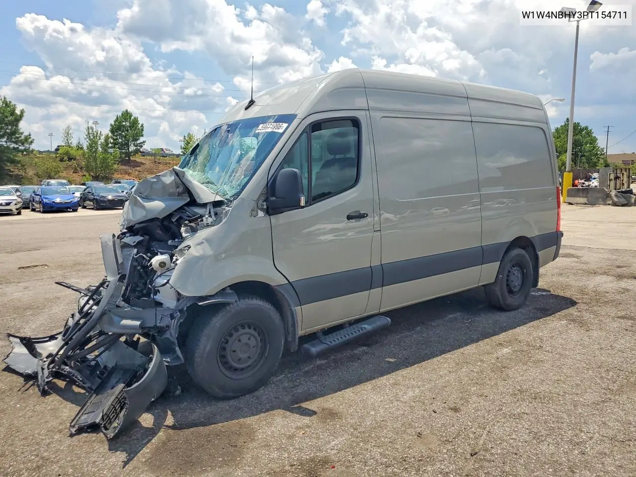 2023 Mercedes-Benz Sprinter 2500 VIN: W1W4NBHY3PT154711 Lot: 59871996