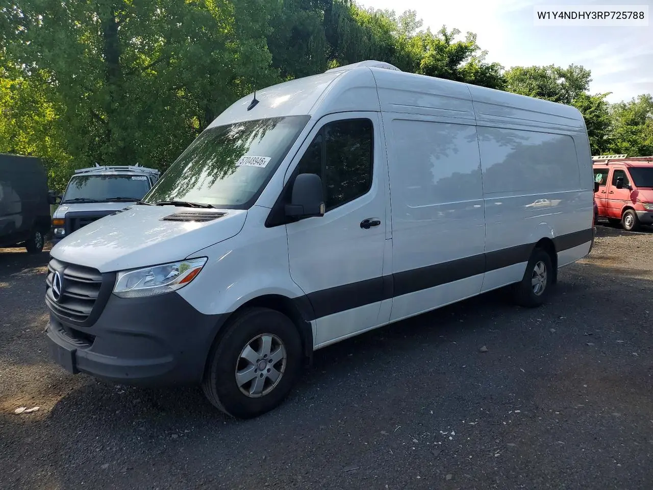 2024 Mercedes Benz Sprinter 2500 Delivery Van VIN: W1Y4NDHY3RP725788 Lot: 57048946