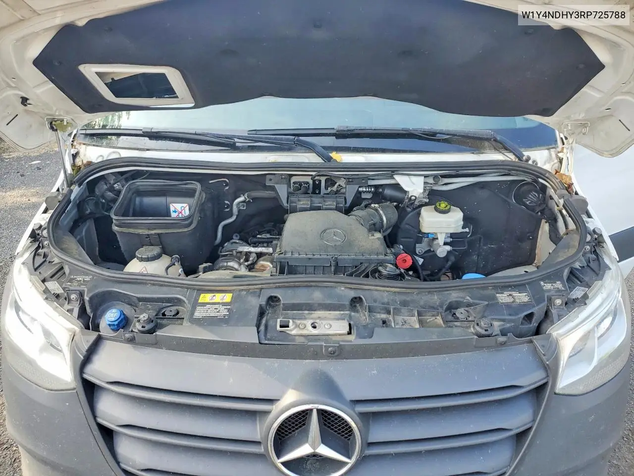 2024 Mercedes Benz Sprinter 2500 Delivery Van VIN: W1Y4NDHY3RP725788 Lot: 57048946