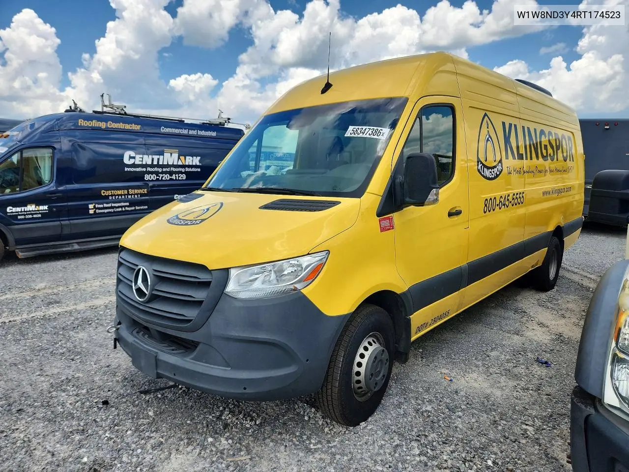 2024 Mercedes-Benz Sprinter 3500 VIN: W1W8ND3Y4RT174523 Lot: 58347386