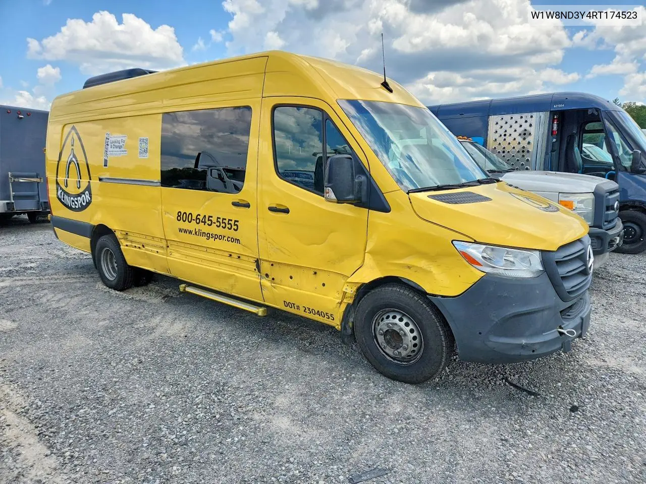 2024 Mercedes-Benz Sprinter 3500 VIN: W1W8ND3Y4RT174523 Lot: 58347386
