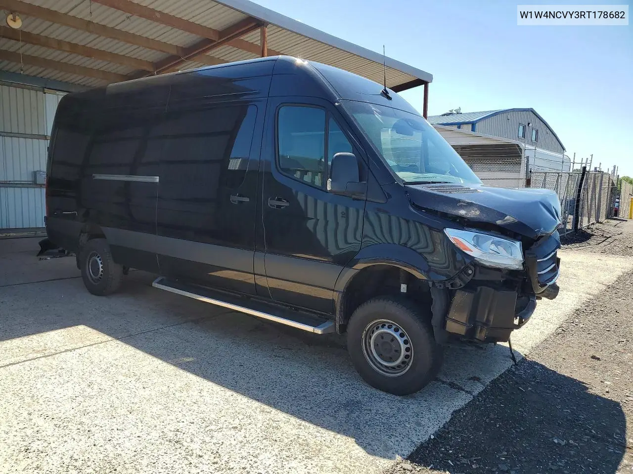 2024 Mercedes-Benz Sprinter 2500 VIN: W1W4NCVY3RT178682 Lot: 58612196