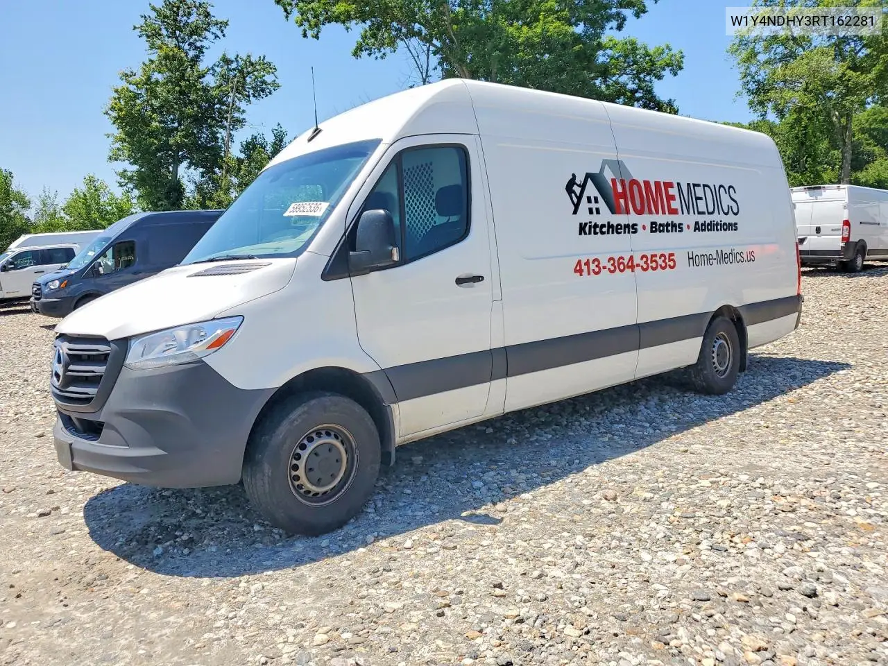 2024 Mercedes-Benz Sprinter 2500 VIN: W1Y4NDHY3RT162281 Lot: 58952536