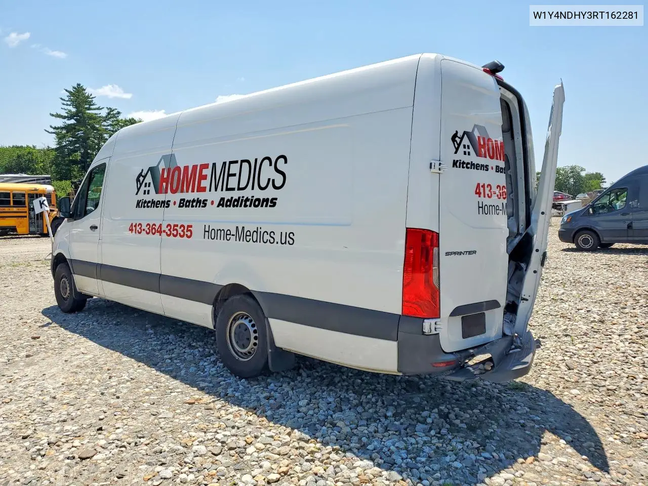 2024 Mercedes-Benz Sprinter 2500 VIN: W1Y4NDHY3RT162281 Lot: 58952536