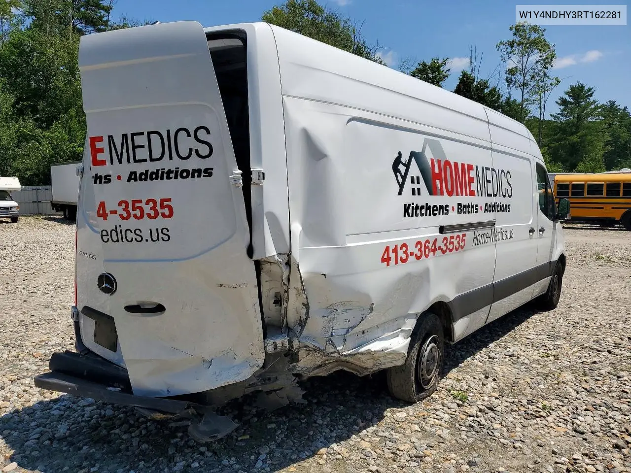 2024 Mercedes-Benz Sprinter 2500 VIN: W1Y4NDHY3RT162281 Lot: 58952536