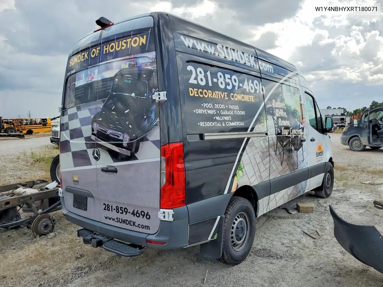 2024 Mercedes-Benz Sprinter 2500 VIN: W1Y4NBHYXRT180071 Lot: 59286176