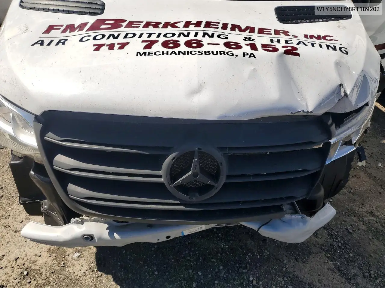 2024 Mercedes-Benz Sprinter 3500 VIN: W1Y5NCHY8RT189202 Lot: 60066736