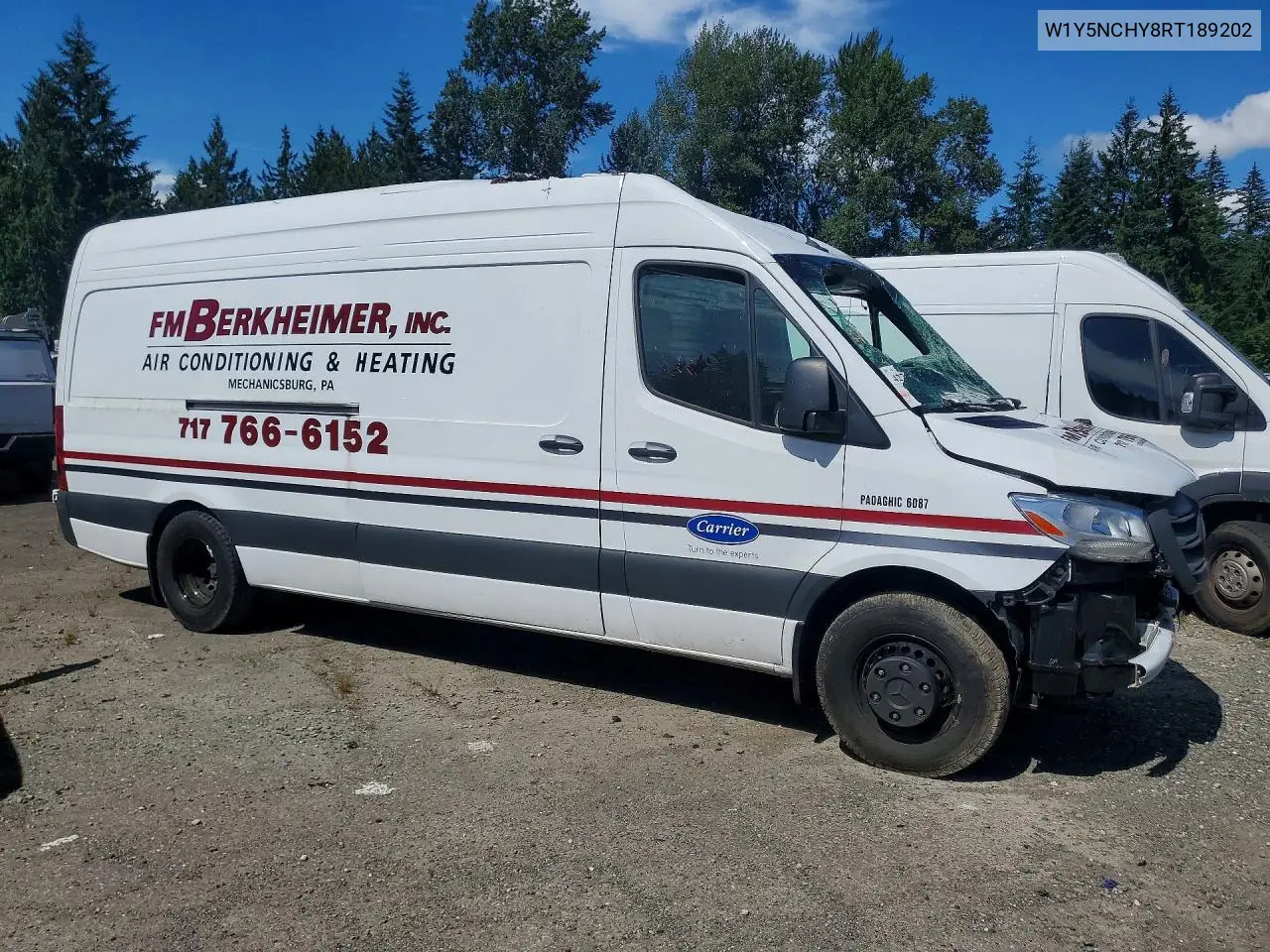 2024 Mercedes-Benz Sprinter 3500 VIN: W1Y5NCHY8RT189202 Lot: 60066736
