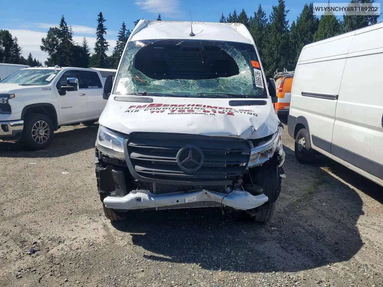 2024 Mercedes-Benz Sprinter 3500 VIN: W1Y5NCHY8RT189202 Lot: 60066736