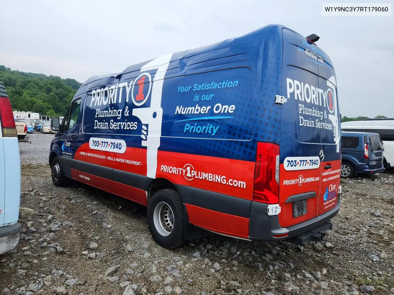 2024 Mercedes-Benz Sprinter 4500 Delivery Van VIN: W1Y9NC3Y7RT179060 Lot: 60153066