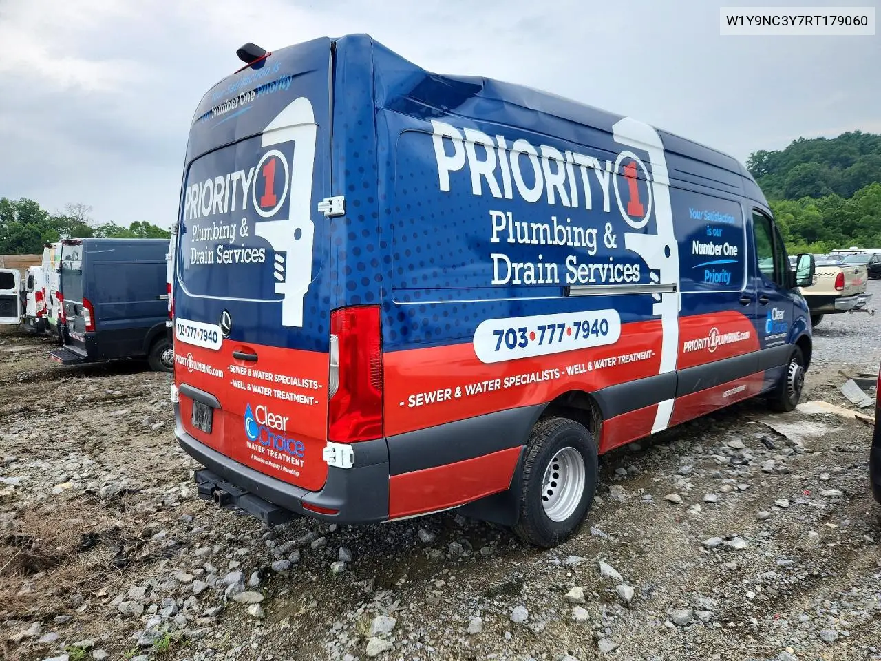 2024 Mercedes-Benz Sprinter 4500 Delivery Van VIN: W1Y9NC3Y7RT179060 Lot: 60153066