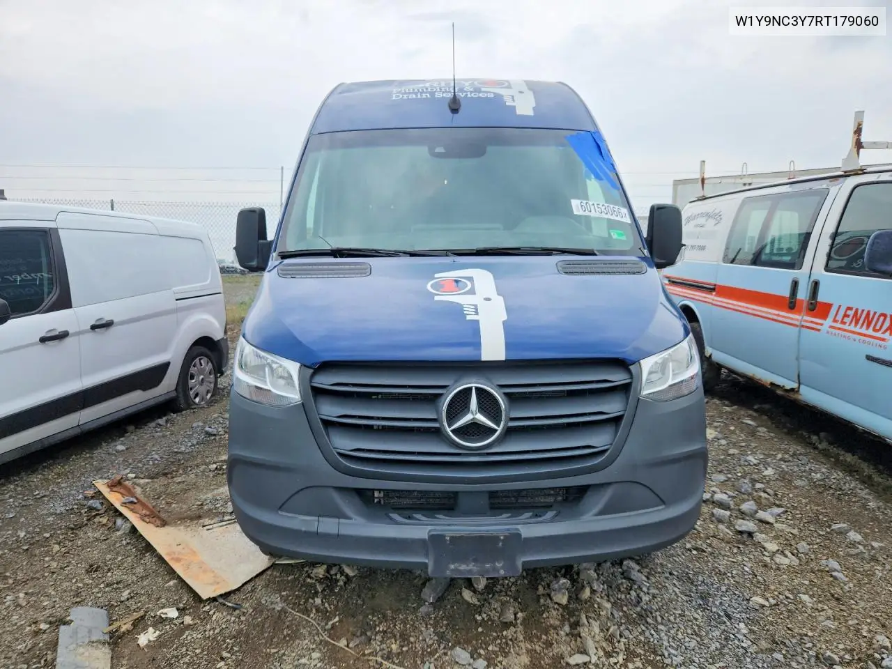 2024 Mercedes-Benz Sprinter 4500 Delivery Van VIN: W1Y9NC3Y7RT179060 Lot: 60153066