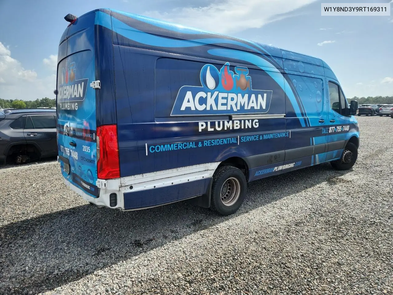 2024 Mercedes-Benz Sprinter 3500 VIN: W1Y8ND3Y9RT169311 Lot: 61674036