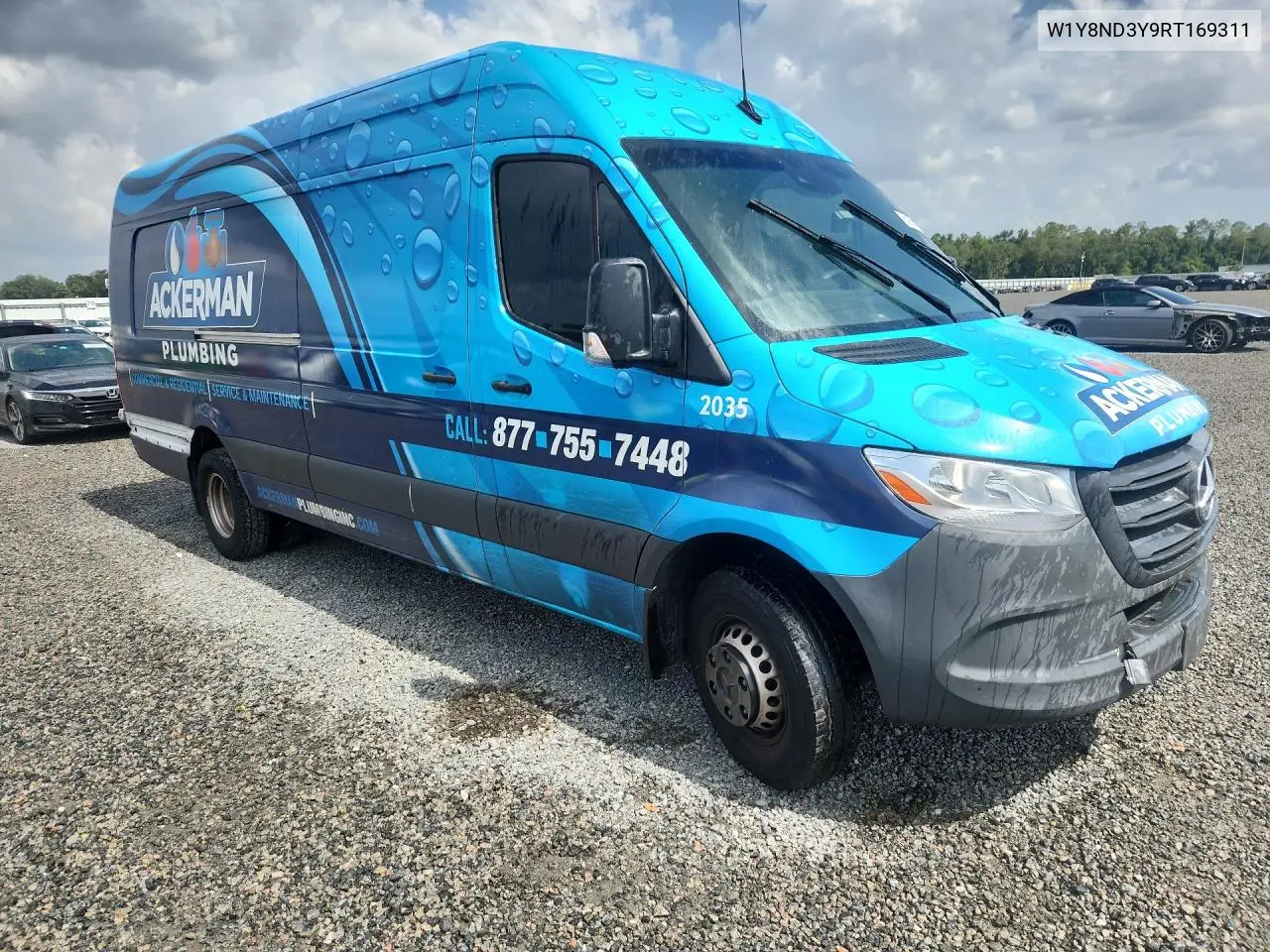 2024 Mercedes-Benz Sprinter 3500 VIN: W1Y8ND3Y9RT169311 Lot: 61674036