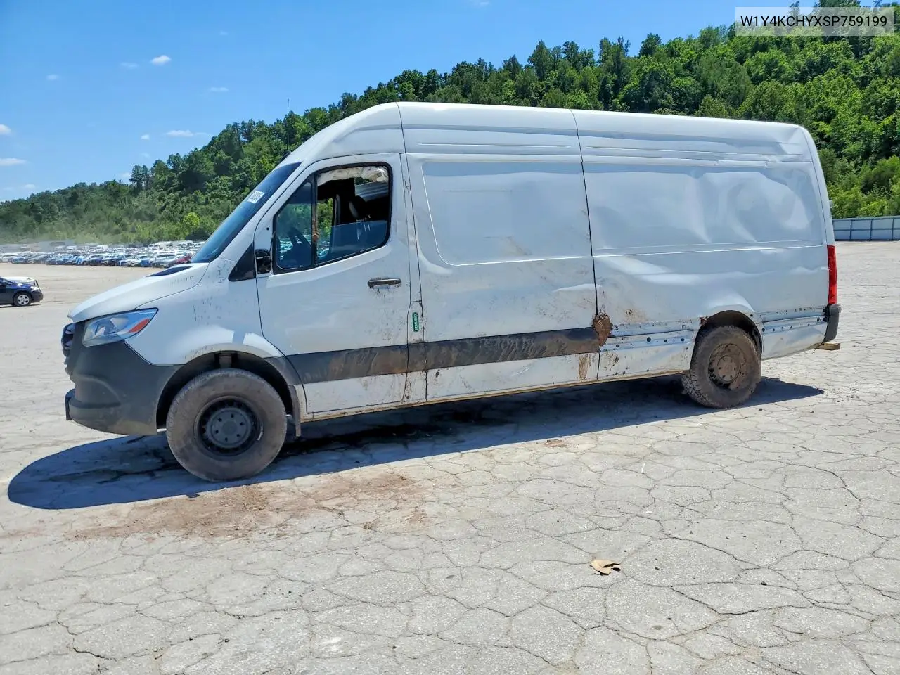 2025 Mercedes Benz Sprinter 2500 Delivery Van VIN: W1Y4KCHYXSP759199 Lot: 55851846
