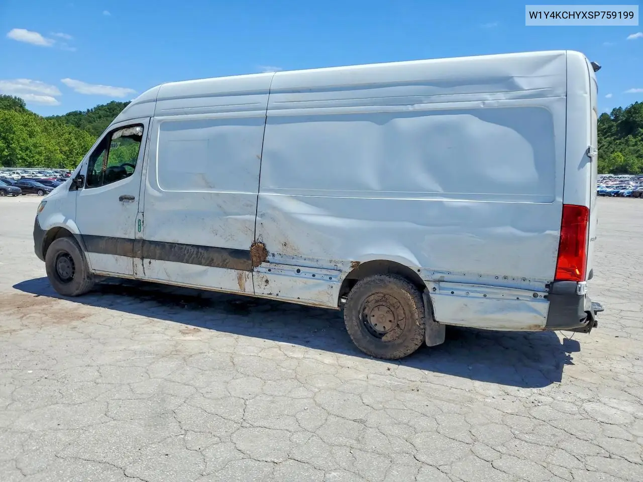 2025 Mercedes Benz Sprinter 2500 Delivery Van VIN: W1Y4KCHYXSP759199 Lot: 55851846