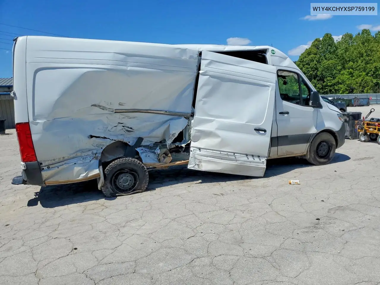 2025 Mercedes Benz Sprinter 2500 Delivery Van VIN: W1Y4KCHYXSP759199 Lot: 55851846