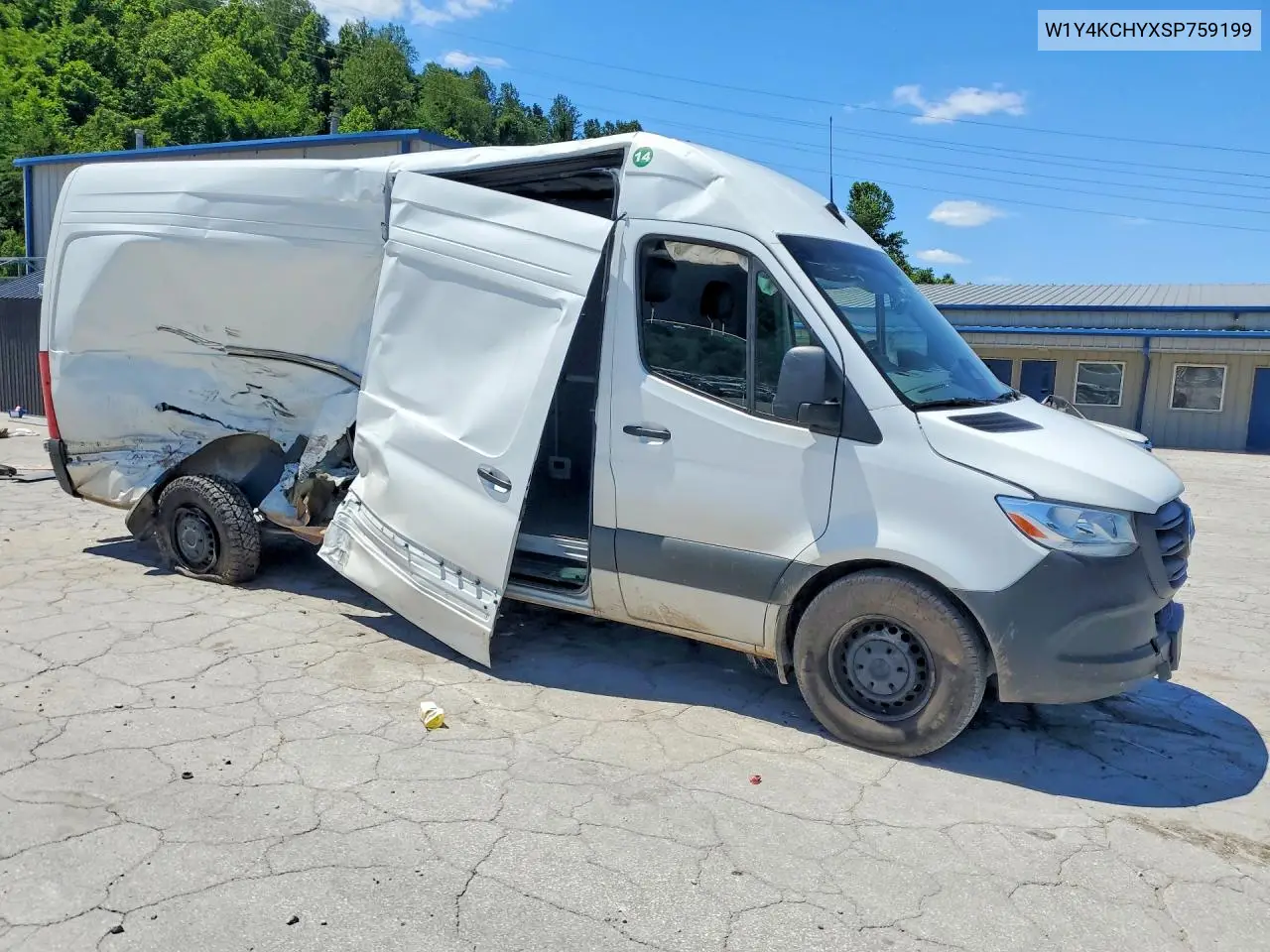 2025 Mercedes Benz Sprinter 2500 Delivery Van VIN: W1Y4KCHYXSP759199 Lot: 55851846