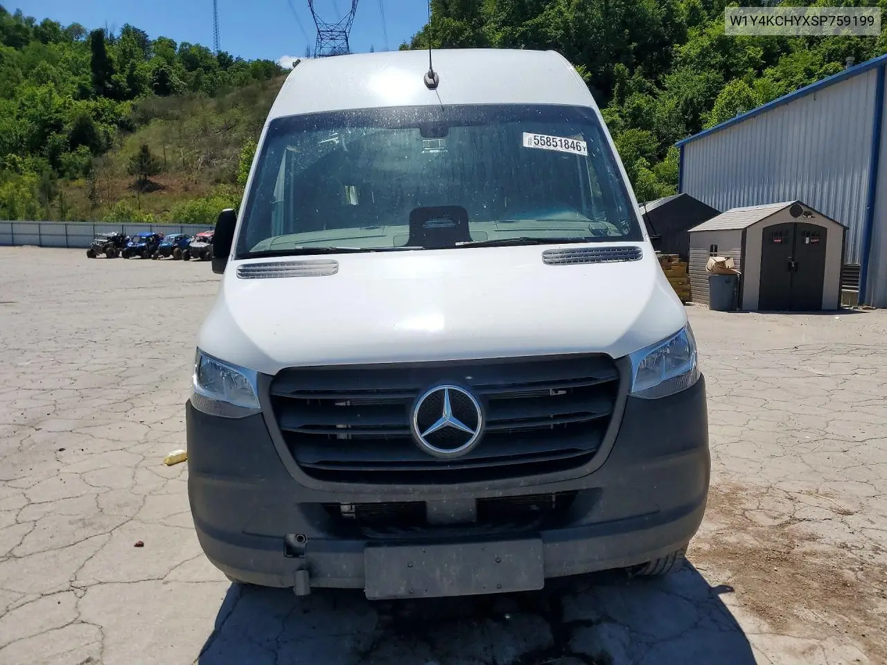 2025 Mercedes Benz Sprinter 2500 Delivery Van VIN: W1Y4KCHYXSP759199 Lot: 55851846
