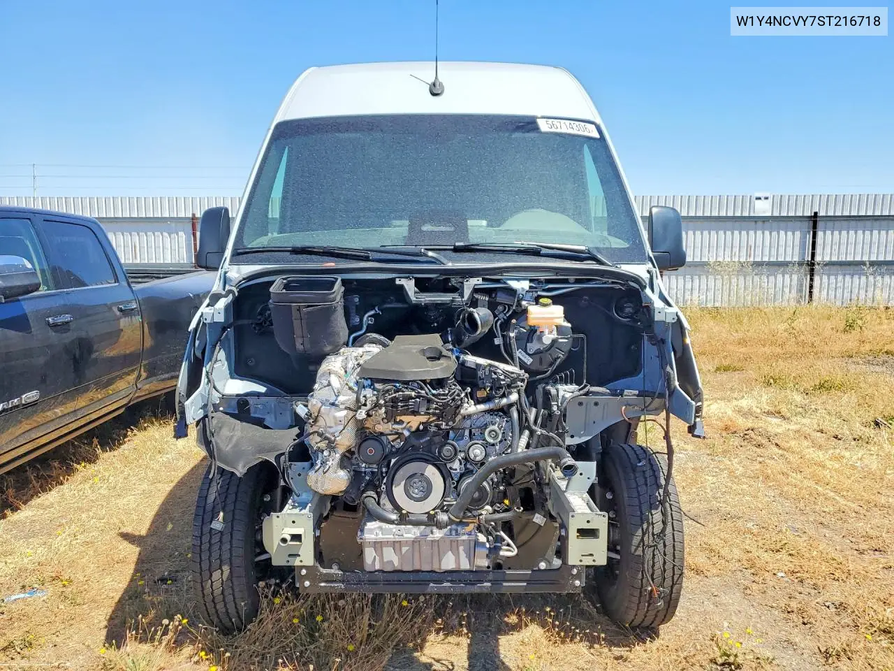2025 Mercedes Benz Sprinter 2500 VIN: W1Y4NCVY7ST216718 Lot: 56714306