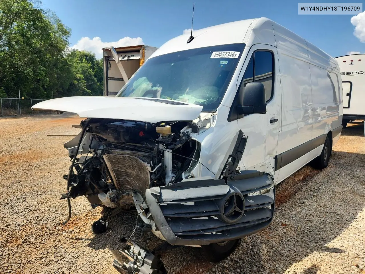 2025 Mercedes-Benz Sprinter 2500 Delivery Van VIN: W1Y4NDHY1ST196709 Lot: 59057346