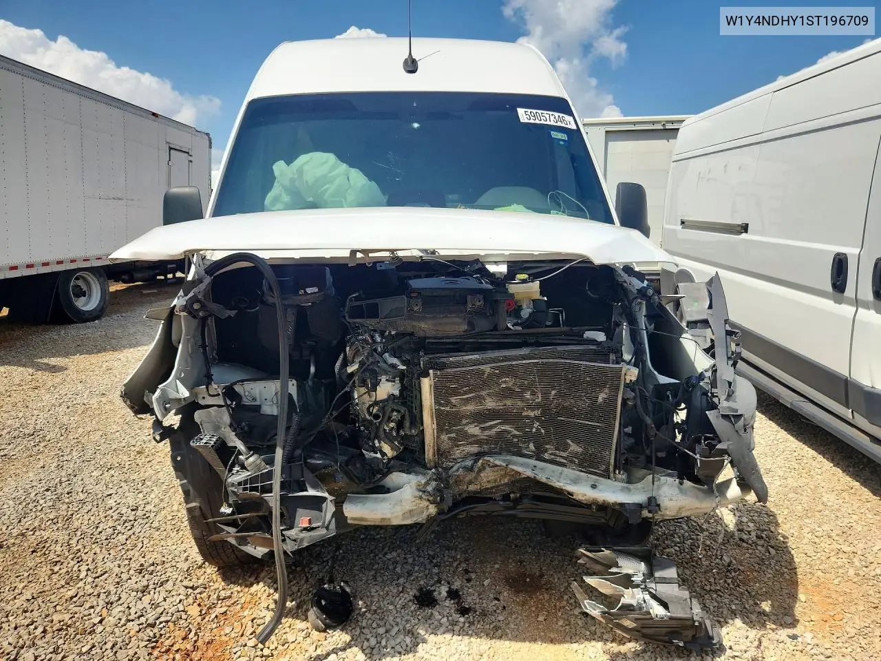 2025 Mercedes-Benz Sprinter 2500 Delivery Van VIN: W1Y4NDHY1ST196709 Lot: 59057346