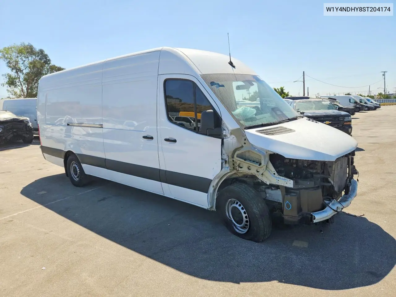 2025 Mercedes-Benz Sprinter 2500 Delivery Van VIN: W1Y4NDHY8ST204174 Lot: 60067786