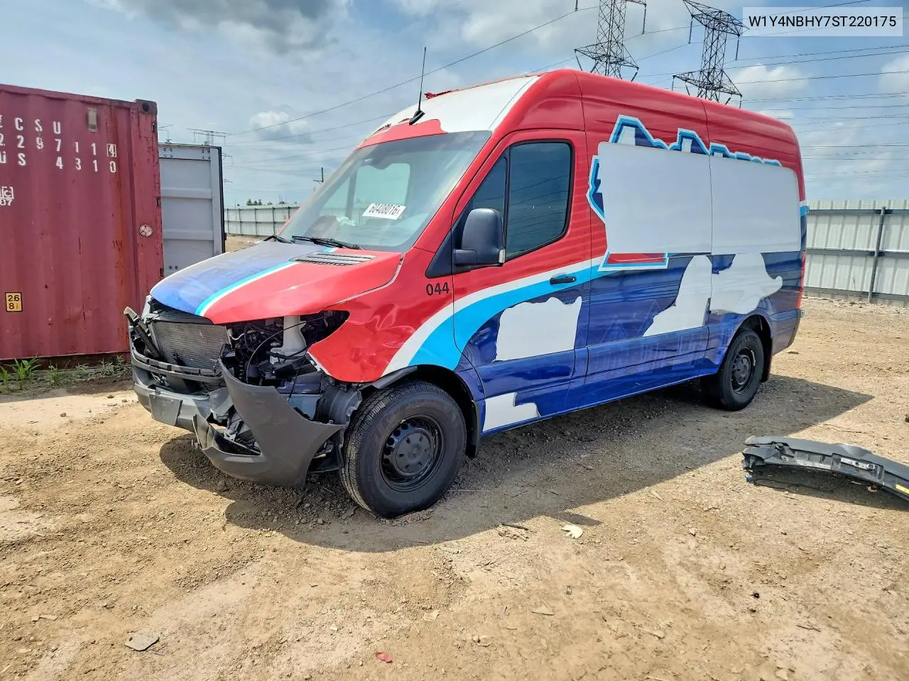 2025 Mercedes-Benz Sprinter 2500 VIN: W1Y4NBHY7ST220175 Lot: 60408016
