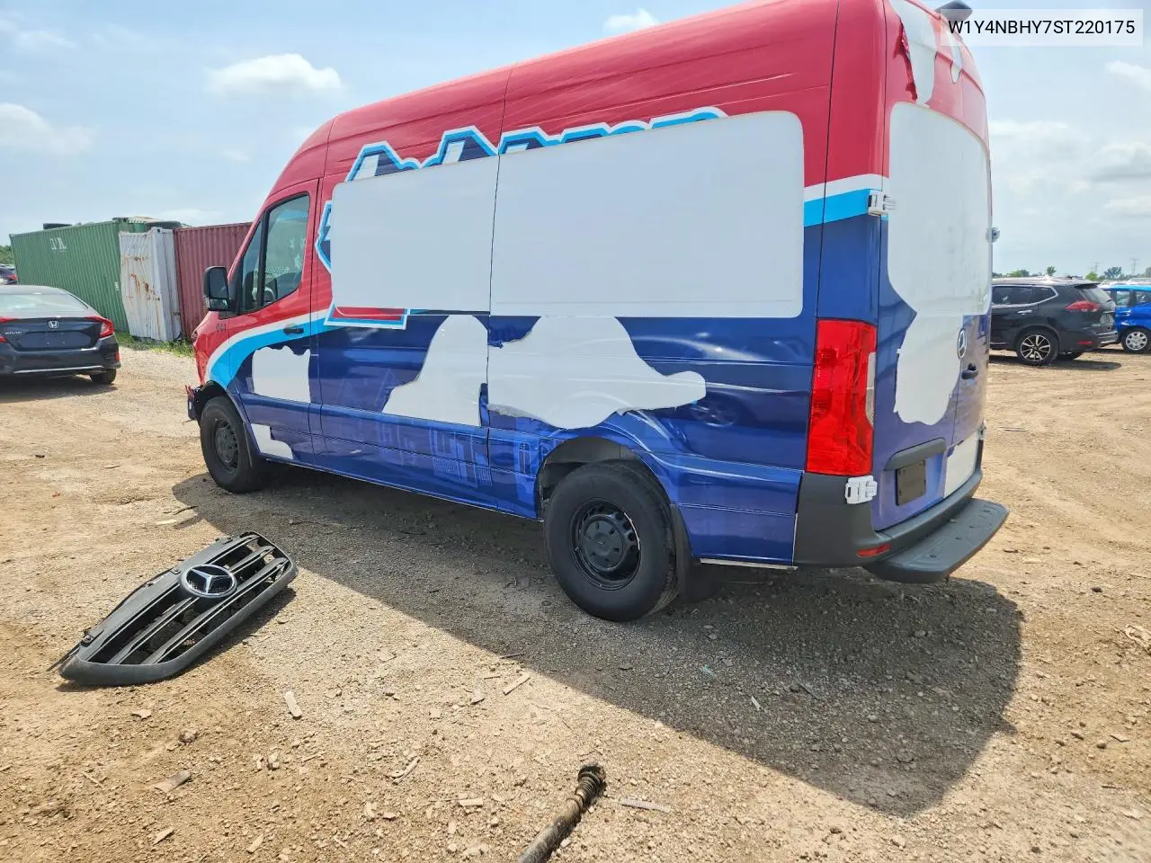 2025 Mercedes-Benz Sprinter 2500 VIN: W1Y4NBHY7ST220175 Lot: 60408016