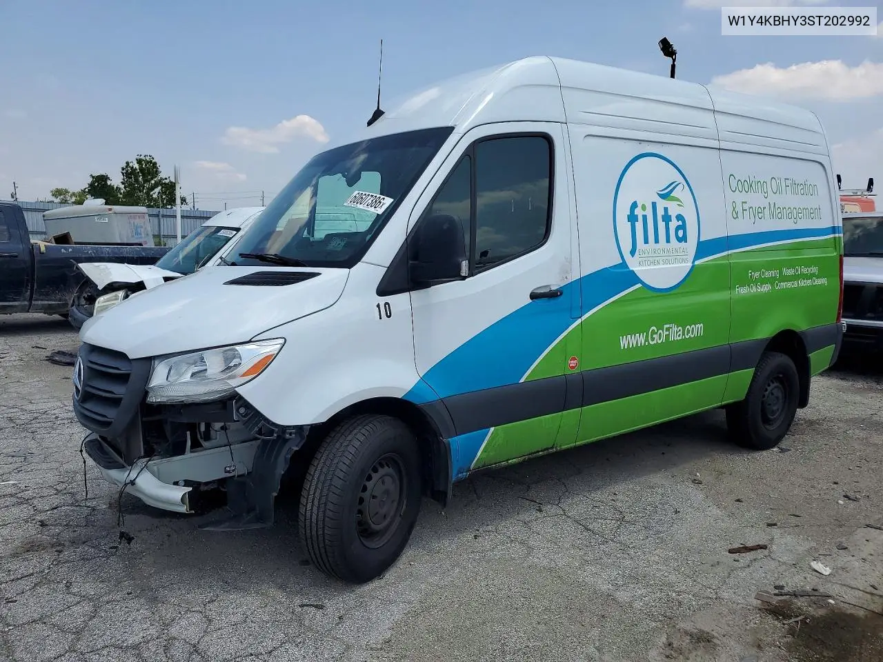 2025 Mercedes-Benz Sprinter 2500 VIN: W1Y4KBHY3ST202992 Lot: 60607386