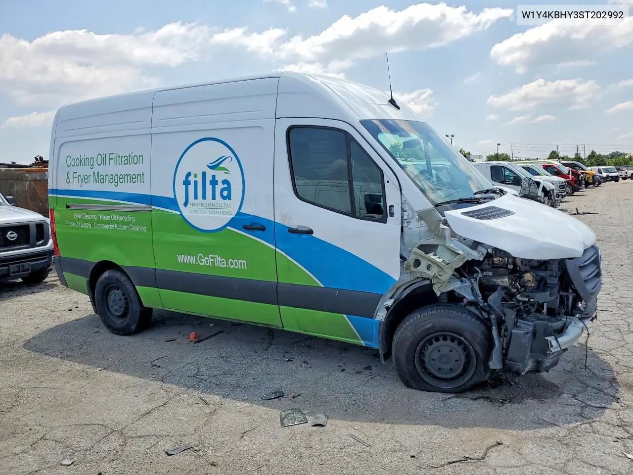 2025 Mercedes-Benz Sprinter 2500 VIN: W1Y4KBHY3ST202992 Lot: 60607386