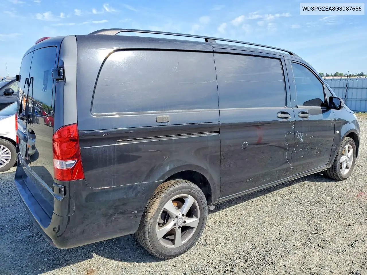 2016 Mercedes Benz Metris VIN: WD3PG2EA8G3087656 Lot: 48628266