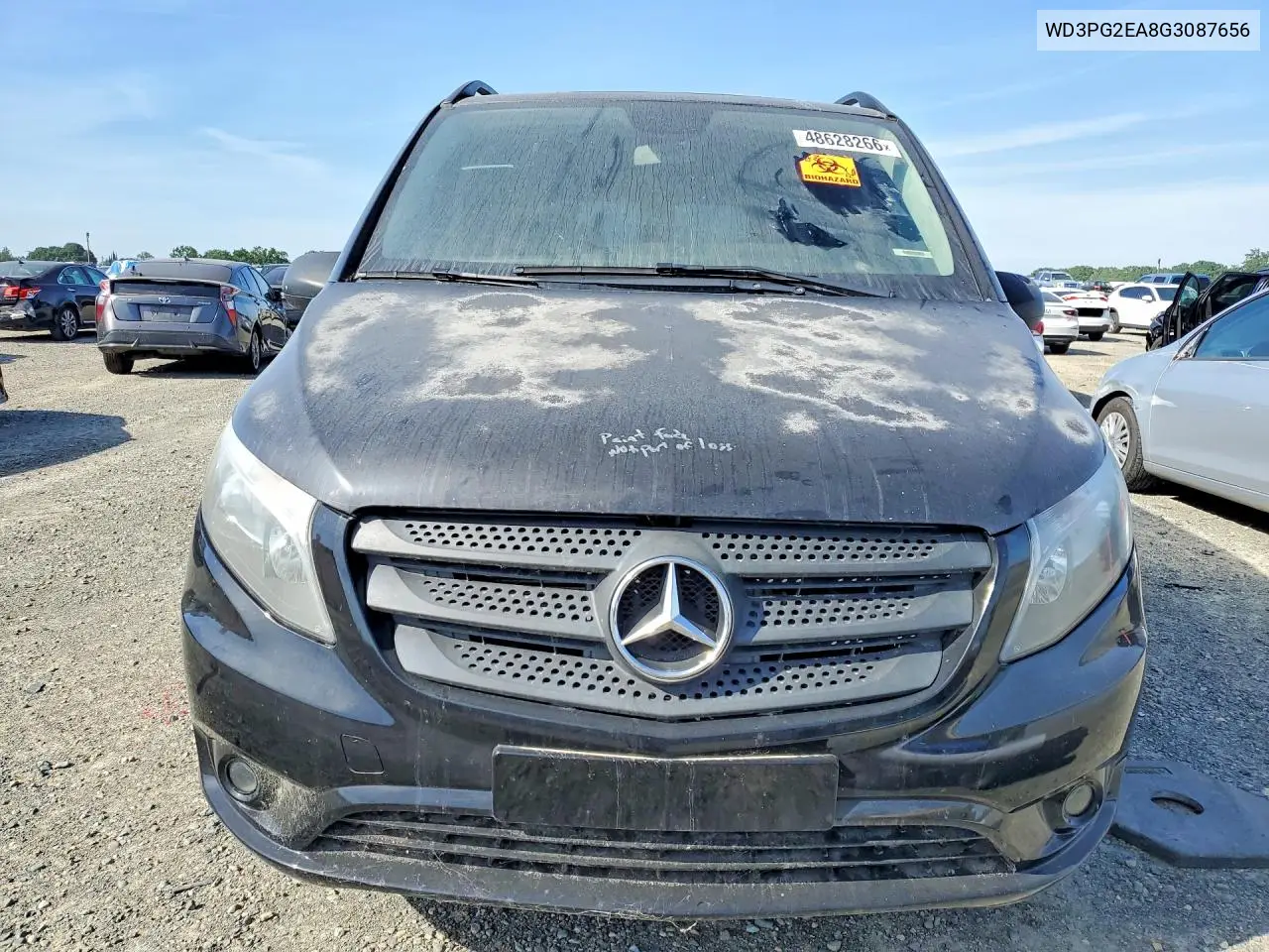 2016 Mercedes Benz Metris VIN: WD3PG2EA8G3087656 Lot: 48628266