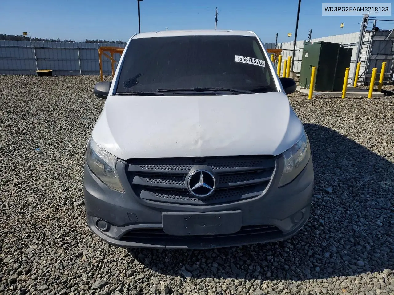 2017 Mercedes-Benz Metris - Delivery Van VIN: WD3PG2EA6H3218133 Lot: 56670576