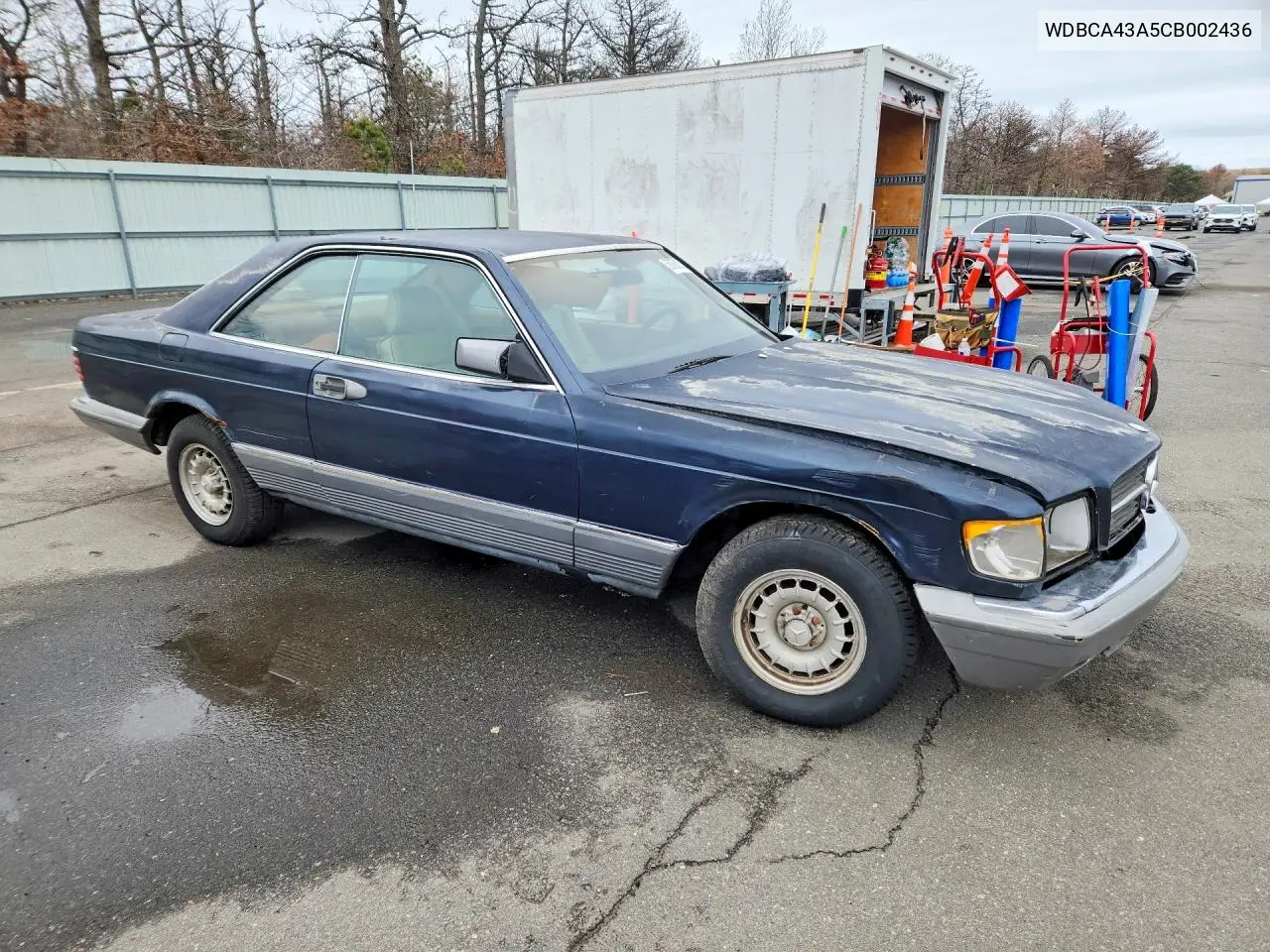 1982 Mercedes-Benz 380 Sec VIN: WDBCA43A5CB002436 Lot: 50783216