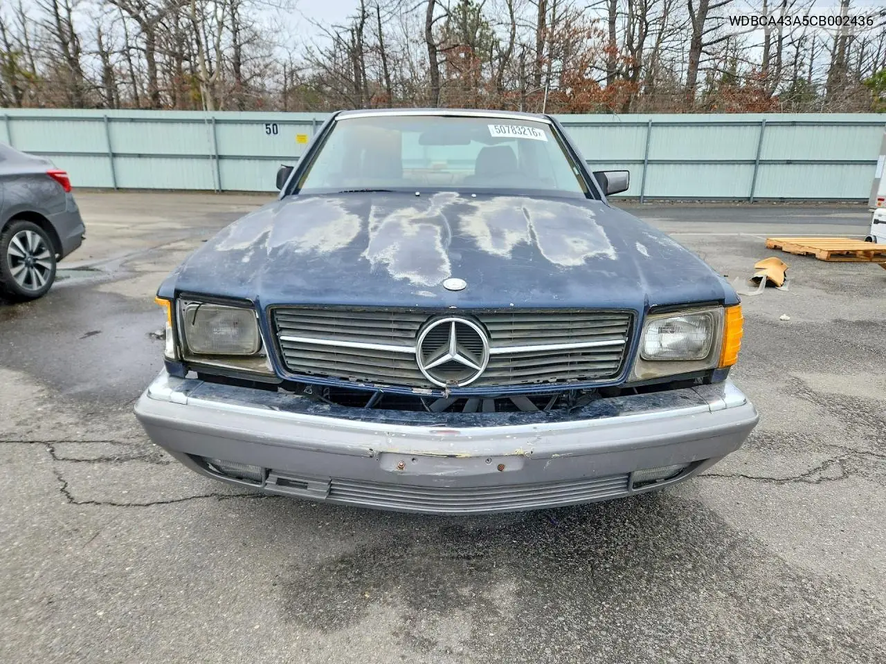 1982 Mercedes-Benz 380 Sec VIN: WDBCA43A5CB002436 Lot: 50783216