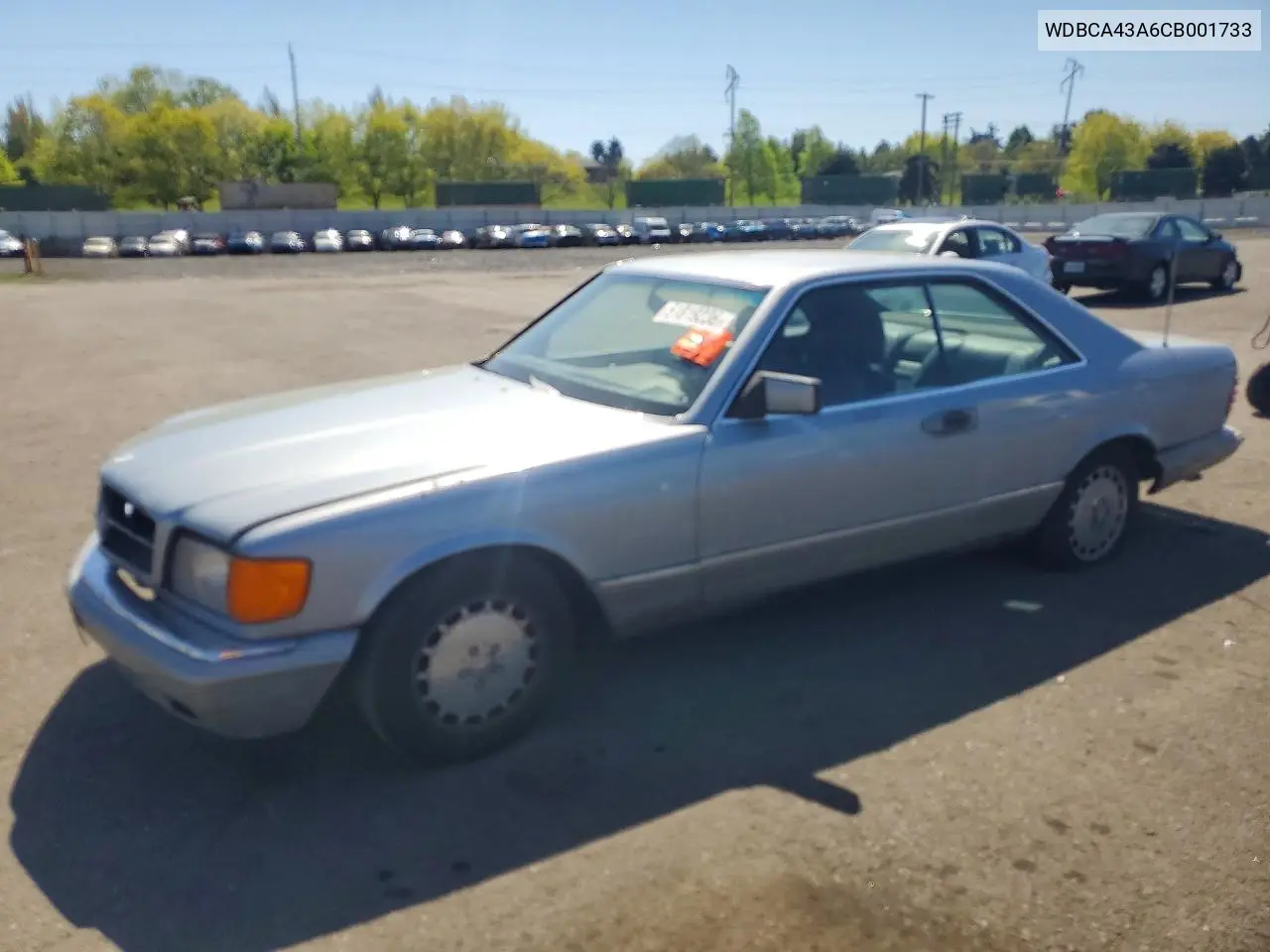 1982 Mercedes-Benz 380 Sec VIN: WDBCA43A6CB001733 Lot: 51819236