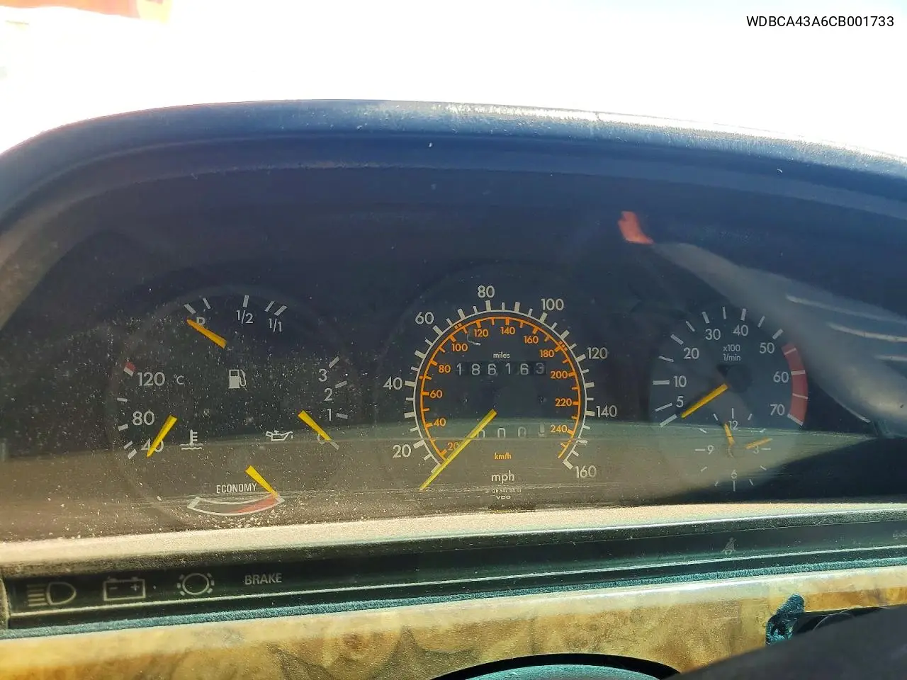 1982 Mercedes-Benz 380 Sec VIN: WDBCA43A6CB001733 Lot: 51819236