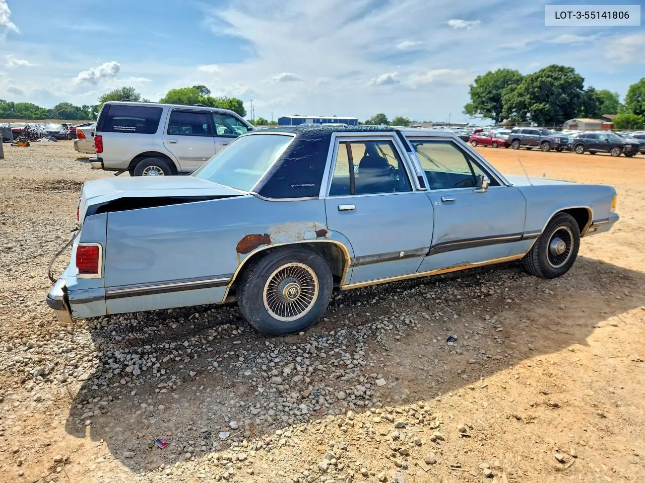 1988 Mercury Marq 4D G.marq Ls VIN: 2MEBM75F6JX645577 Lot: 55141806