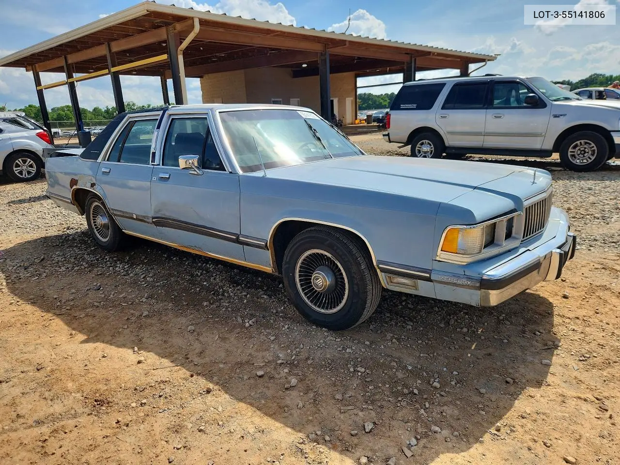 1988 Mercury Marq 4D G.marq Ls VIN: 2MEBM75F6JX645577 Lot: 55141806
